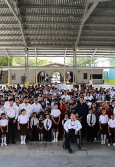 Inaugura SEDENER ciclo escolar 2025-2026 en Llera y Díaz Ordaz
