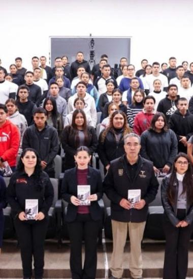 Brinda IMT Plática “Mujeres Tamaulipas hablando de Violencia de Género” en Universidad de Seguridad y Justicia de Tamaulipas